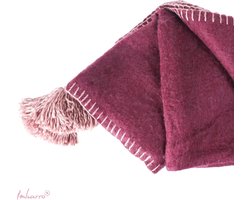 Imbarro - Plaid - Kleed - Evie - Mauve - Wol, Acryl en Nylon - 130x170cm
