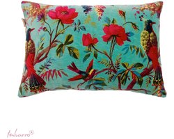 Imbarro - Sierkussen - Kussen - Azure - Blauw - Paradise - 40x60cm -