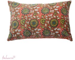 Imbarro - Sierkussen - Kussen - Sun flower - 40 x 60 cm - Oud Roze