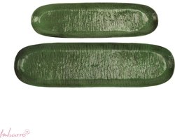 Imbarro Tray - Dienblad - Schaal - Set/2 - Lupina - Vintage Green - Metaal
