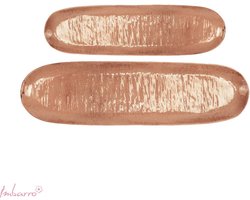 Imbarro Tray - Dienblad - Schaal - Set/2 - Novia - Vintage Pink - Metaal