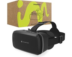 iMoshion VR Bril Smartphone - Virtual Reality Bril - Realistische 3D-ervaring - Geschikt voor iedere smartphone - Verstelbare hoofdband en comfortabel hoofdkussen