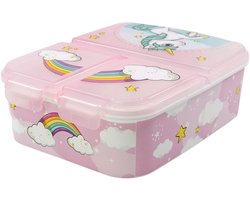 IMPERATORIS® Broodtrommel - Brooddoos - Brood Bewaardoos - Perfect voor Scholen Jongens en Meisjes - 1 Stuk - Roze