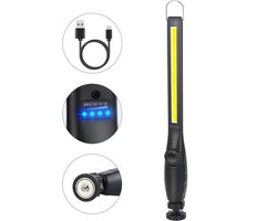 IMTEX Draagbare COB LED Werk Lamp - Professionele COB LED werk lamp - Looplamp - oplaadbaar 700 Lumen