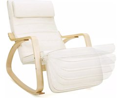 In And OutdoorMatch Luxe schommelstoel Josephus - Voor binnen - Loungestoel met kussen - Volwassenen - Loungestoel - Modern