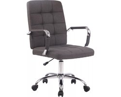 In And OutdoorMatch Moderne bureaustoel Vidal - Stof - Ergonomische stoel - Office chair - Verstelbaar - Voor volwassenen
