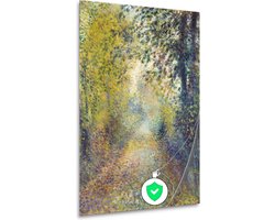 In het bos - Pierre-Auguste Renoir poster - Kleurrijk posters - Wanddecoratie Oude meesters - Wanddecoratie landelijk - Posters slaapkamer - Decoratie woonkamer poster 100x150 cm