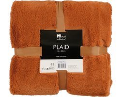 In The Mood Collection Bronte Fleece Deken - L200 x B150 cm - Oranje