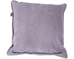 In The Mood Collection Charme Sierkussen - L50 x B50 cm - Lichtgrijs