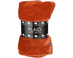 In The Mood Collection Famke Fleece Plaid - L180 x B130 cm - Terra