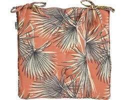 In The Mood Collection Flora Bistrokussen - 40 x 40 cm - Oranje