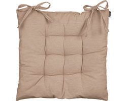 In The Mood Collection Paddy Stoelkussen - L46 x B46 cm - Katoen - Beige