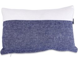 In The Mood Duo - Lendekussen - 30X45 cm - Indigo/Ecru