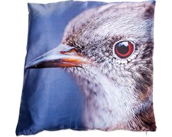 In The Mood Fotoprint Vogel - Sierkussen - 45x45 cm - Multi