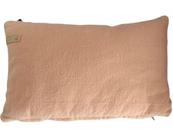 In the Mood Kussen Roze 55x35 cm – Decoratief Sierkussen – Zacht Woonkussen voor Bank en Stoel