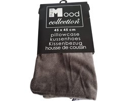 In the Mood - Kussenhoes - Antraciet - 45x45 cm