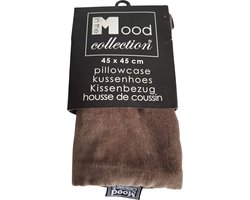 In the Mood - Kussenhoes - Taupegrijs - 45x45 cm