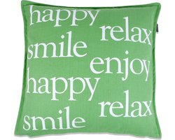 In The Mood Sierkussen PRINT HAPPY groen