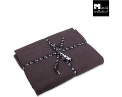 In The Mood - Tivoli met lint - Tafelkleed - 140X250 - Antraciet