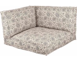 In the Mood Venice Hoek Palletkussens - 80 x 80 x 52 cm - Driedelig - Beige