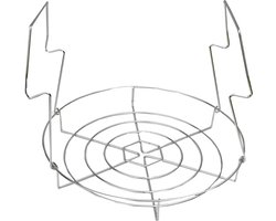 Inblikkende Rack - Conserveren Rek - Inmaken Gemakkelijk Maken - Niet-roestend Staal - Vloermontage - Zilver