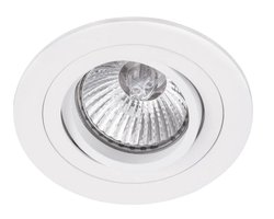 Inbouwarmatuur rond wit