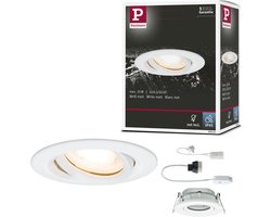 Inbouwlamp Nova Plus zwenkbaar IP65 rond 93mm 30° GU5,3 / GU10 max. 35W 230/12V dimbaar Wit mat