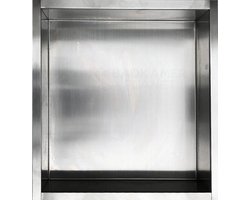 Inbouwnis 30x30 RVS