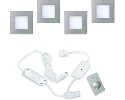 Inbouwspot Hera FQ68. Dimbaar. Lichtkleur instelbaar. Set van 4