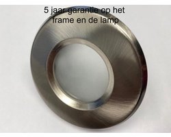 Inbouwspot - LED - incl GU10 Lichtbron - 230V - IP65 Waterdicht - Aluminium