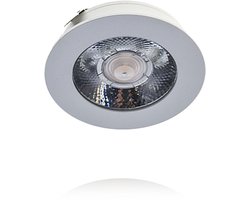 Inbouwspot LED Meubelspot 3W - 12V DC - Wit - IP44 Waterbestendig - Slechts 14mm Hoog