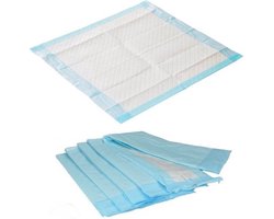 Incontinentie bed onderleggers - Wegwerp onderleggers - 60x90 cm - 25 stuks - Matrasbeschermers - kleur Blauw