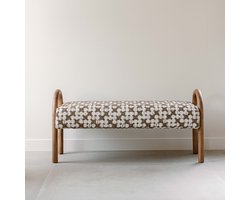Indore Home - Hilton - Bankje - Bruin - Beige