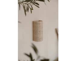 Indore Home - Wandlamp Lille - Travertin - Steen - Up & Down