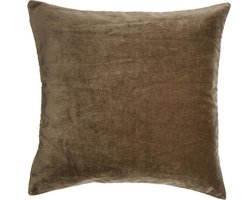 Indra kussen taupe - 50 x 50 cm