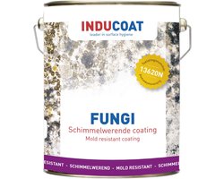 Inducoat Fungi schimmelwerende verf - badkamer verf - wit - 2,5 liter