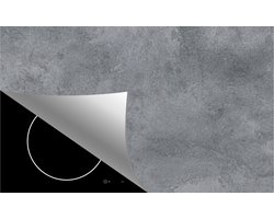 Inductie beschermer - Beton licht grijs - Inductie mat - 83x52 cm - Werkbladbeschermer - Inductie kookplaat beschermer - Inductie protector - Keuken decoratie - Industrieel - Afdekplaat inductie