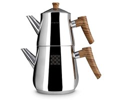 Inductieve Theepot Set van RVS - Duurzame Kookervaring