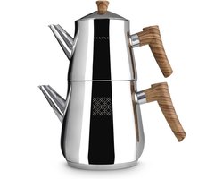 Inductieve Theepot Set van RVS - Duurzame Kookervaring