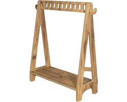 Industrial Living Houten Kledingrek voor Kinderkamer – 74 cm – Kapstok & Kledingstandaard voor Baby- en Kinderkleding