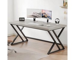 Industrieel Houten Computerbureau 140 cm - Modern Design voor Thuis of Kantoor