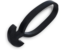 Industrieel | Rubberen Anker 8 cm | Set van 100 | Elastische Anker met Haak voor Moestuinzeilen Tomatenplant Steun | Automatische Spanrubber om Bamboestokken of -Staven te ondersteunen