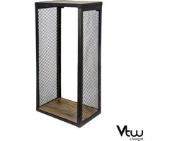 Industrieel wandrek - Wandplank - Wandrekje - 64 cm hoog