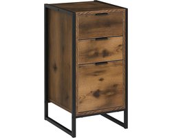 Industriële Dresser Met 3 Laden - Sterke Opbergoplossing Voor Woonkamer