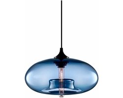 Industriële Hanglamp - E27 Plafondlamp - Vintage Metal Design - 1 Stuk - Blauw