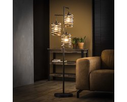 Industriële moderne vloerlamp Spin 3 lichts