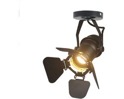 Industriële plafondlamp en wandlamp in vintage landelijke stijl voor huisdecoratie