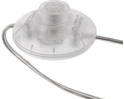 Industriële vloerlamp Sparkled light | 1-lichts | staal geborsteld / velours taupe | Ø 50 cm | 160x230 cm | draaibaar / kantelbaar / uitschuifbaar | modern design | E27 fitting | wit / zwart