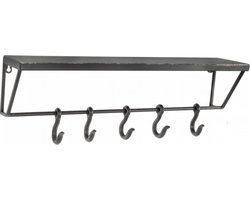 Industriële Wandkapstok met haken