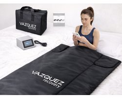 Infrarood Sauna Deken 3-Zones PRO – Individueel Instelbare Warmtezones – Mobiele Saunadeken incl. Draagtas